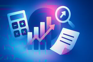 Futuristic and Abstract image for the blog '8 Tax Technology Trends in 2025 so far'